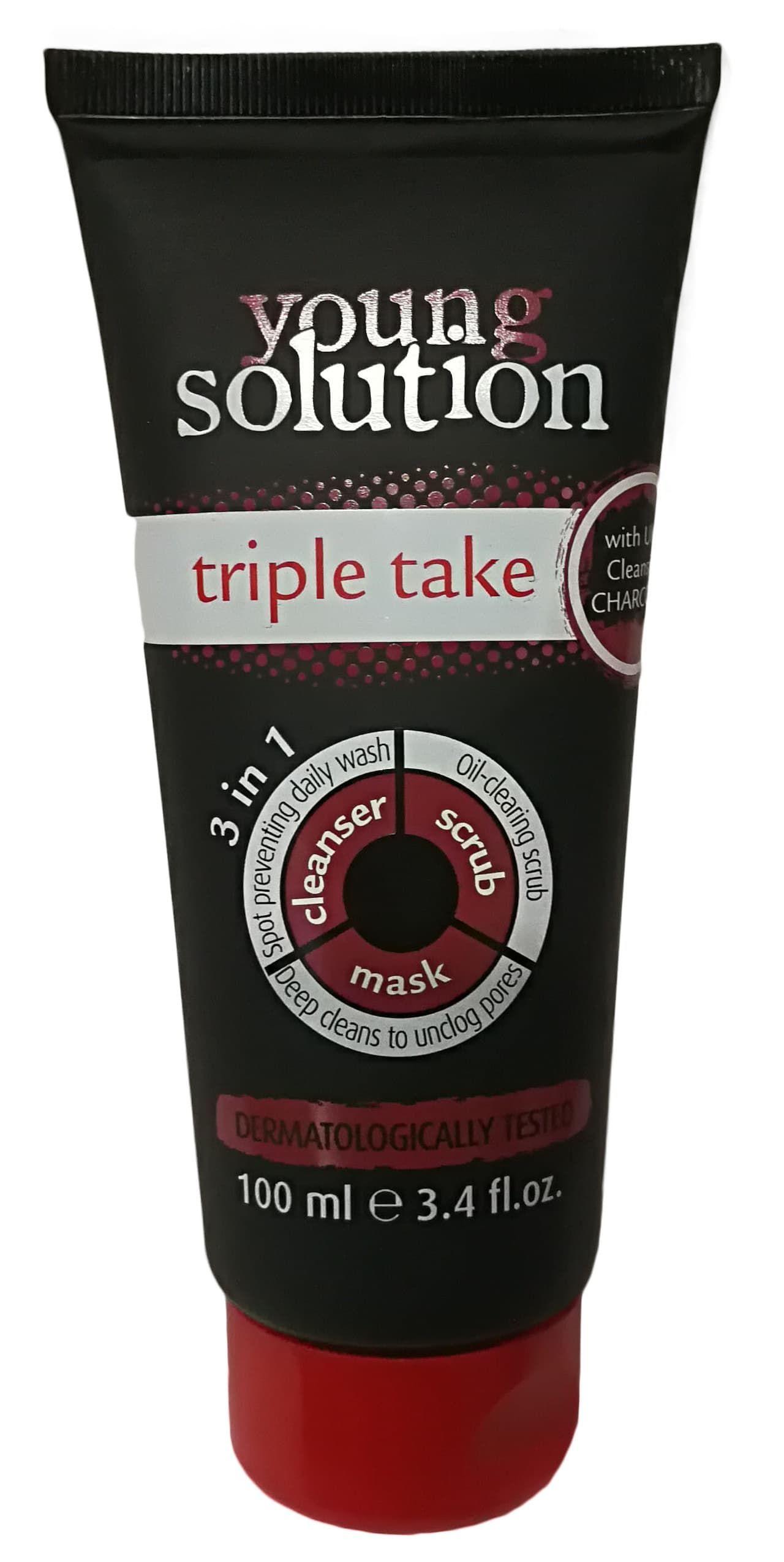 Young Solution Triple Take - Face Cleanser, Mask & Scrub 100ml